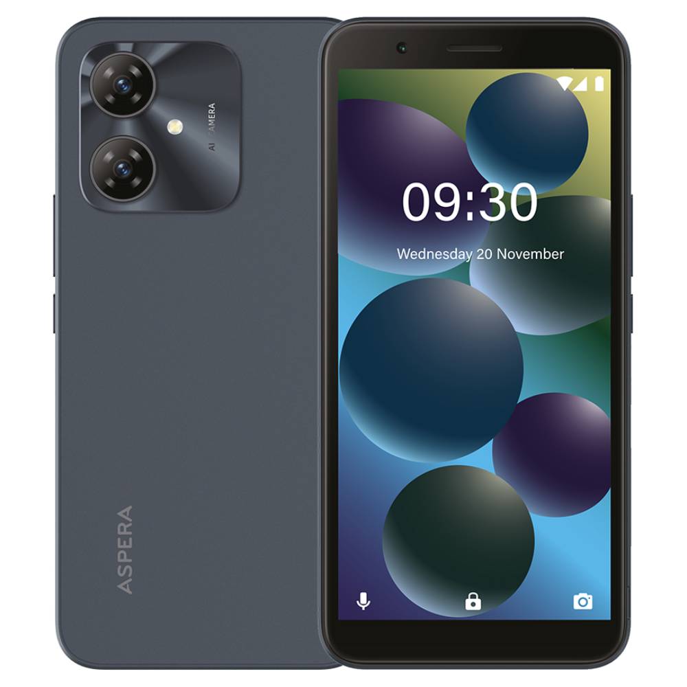Aspera Chat 4G (Dual Sim, 6-inch, 2GB RAM+64GB Storage) – Dark Grey - Pop Phones, Australia